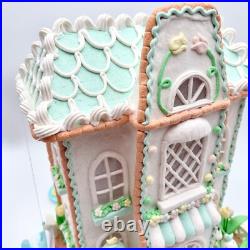 Easter Gingerbread House LED Lighted Spring Decor LARGE Display Cottagecore Easter Gingerbread House LED Lighted Spring Decor LARGE Display Cottagecore