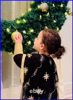 Eid Saeed TREE 6FT Half Moon Tree With Stand Inside And Outside. BRAND NEW