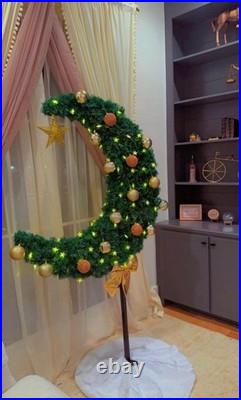 Eid Saeed TREE 6FT Half Moon Tree With Stand Inside And Outside. BRAND NEW