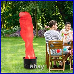 Electric Red Flame Light Simulated Campfire Light Fake Flame Lamp Effect Decor