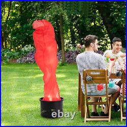 Electric Red Flame Light Simulated Campfire Light Fake Flame Lamp Effect Decor