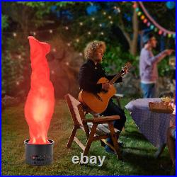 Electric Red Flame Light Simulated Campfire Light Fake Flame Lamp Effect Decor