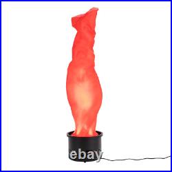 Electric Red Flame Light Simulated Campfire Light Fake Flame Lamp Effect Decor