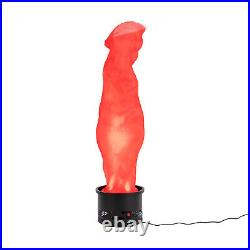Electric Red Flame Light Simulated Campfire Light Fake Flame Lamp Effect Decor