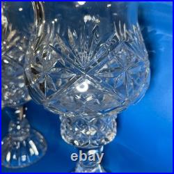 Elegant Crystal hurricane Candle Holders vintage