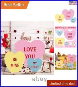 Elegant Heart Decoration Set for Valentine's Day 3 Sizes, Durable Cutouts