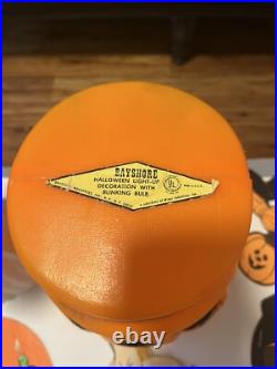 Empire Ghost Jack Lantern Happy Sad Blowmold Bayshore Honeycomb Owl Decorations Empire Ghost Jack Lantern Happy Sad Blowmold Bayshore Honeycomb Owl Decorations
