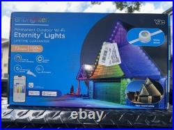 Enbrighten Permanent Outdoor Wi-Fi Eternity Lights 100ft Dimmable White Cord NOB