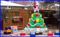 EverBlock Small Red Christmas Tree Topper Modular Decorative Building Block EverBlock Small Red Christmas Tree Topper Modular Decorative Building Block