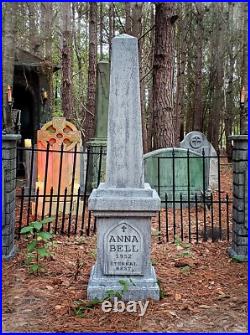 Evil Soul Studios Anna Bell Eternal Obelisk Tombstone Graveyard Halloween Prop Evil Soul Studios Anna Bell Eternal Obelisk Tombstone Graveyard Halloween Prop