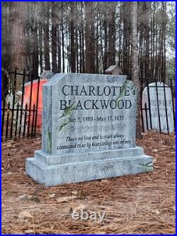 Evil Soul Studios Haunted Mansion Charlotte Blackwood Tombstone Life-Size Evil Soul Studios Haunted Mansion Charlotte Blackwood Tombstone Life-Size