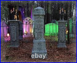 Evil Soul Studios Locke Family Obelisk Tombstone Halloween Prop Life Size