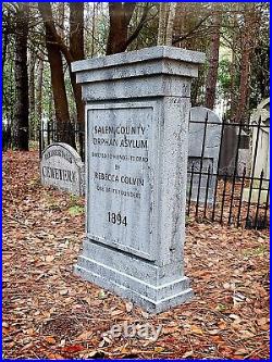 Evil Soul Studios Salem County Orphan Asylum Life Size Tombstone Halloween Prop