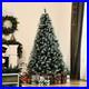 FREE_SHIPPING_Christmas_Tree_6_Ft_Hinged_Unlit_Full_Frosted_Tips_01_os