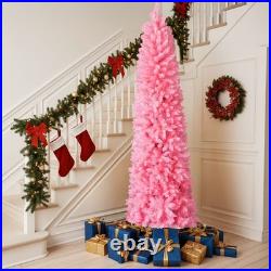 FREE SHIPPING? Christmas Tree 7.5 Feet, Unlit, Pencil, 1075 Branch Tips