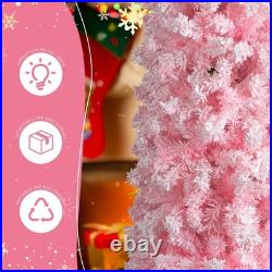 FREE SHIPPING? Christmas Tree, 7.5 Ft Hinged, Unlit, Pencil, 641 Branch Tips