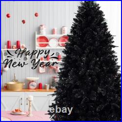 FREE SHIPPING? Christmas Tree, 8 Ft Hinged, 2486 Branch Tips, Blue Lights