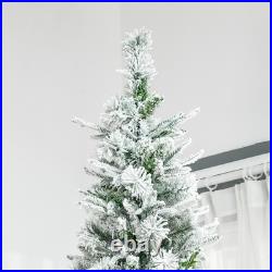 FREE SHIPPING? Christmas Tree, 9 Ft Hinged, Unlit, Pencil, Frosted Tips