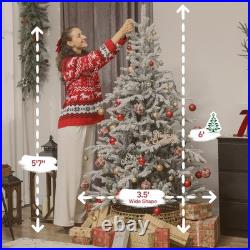 FREE SHIPPING? Christmas Tree, Full Body 6 Ft Hinged, Unlit, 1207 Branch Tips