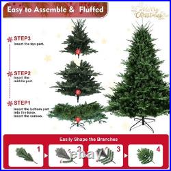 FREE SHIPPING? Christmas Tree, Hinged, 7.5 ft, 2444 Spread Branches