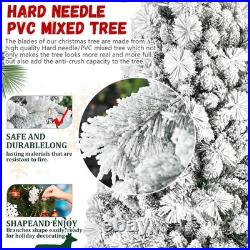 FREE SHIPPING? Christmas Tree, Hinged 7. Ft, Light up, 1252 Frosted Branches