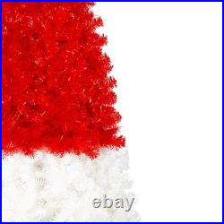 FREE SHIPPING? Santa Hat Christmas Tree, 6 ft, Lights Built In 1207 Branches