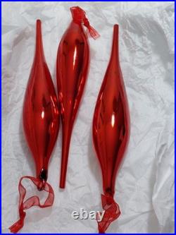 FRONTGATE 20-Piece Luxury Christmas Ornament Set Reds Greens Gold Embellished