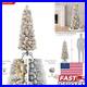 Family_Friendly_4_5ft_Pre_Lit_Christmas_Tree_with_195_Flocked_Tips_Metal_Stand_01_iyn