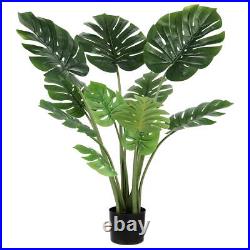 Faux Monstera 43 Potted Tree, Green Faux Monstera 43 Potted Tree, Green