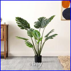 Faux Monstera 43 Potted Tree, Green Faux Monstera 43 Potted Tree, Green