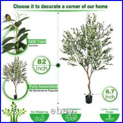 Faux Olive Tree Fake Olive Tree Olive Trees Artificial Indoor 7 Feet 84 inch