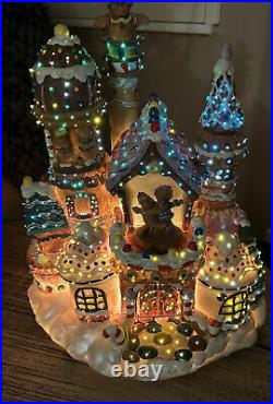 Fiber Optic Gingerbread House Home Décor, In Orig Box, Works, No Music