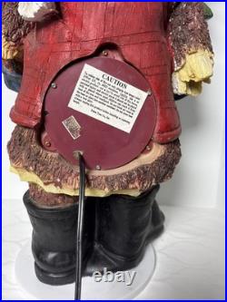 Fiber Optic Wood Look Christmas Bear Indoor use Light up Cabin Door Greeter 25