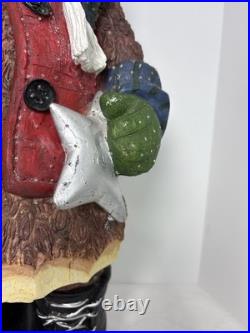 Fiber Optic Wood Look Christmas Bear Indoor use Light up Cabin Door Greeter 25