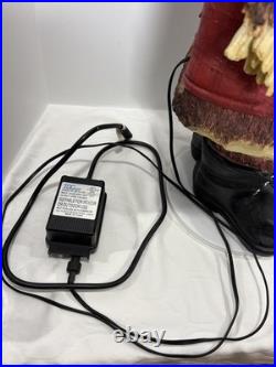 Fiber Optic Wood Look Christmas Bear Indoor use Light up Cabin Door Greeter 25