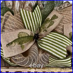 Fishing Expeditions Handmade Deco Mesh Wreath Fishing Expeditions Handmade Deco Mesh Wreath