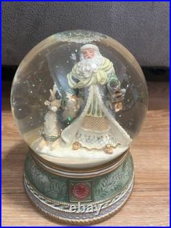 Fitz and Floyd Gregorian Musical Snow Globe We Wish You A Merry Christmas 2007