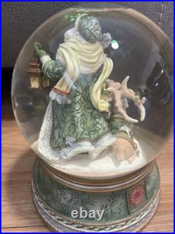 Fitz and Floyd Gregorian Musical Snow Globe We Wish You A Merry Christmas 2007