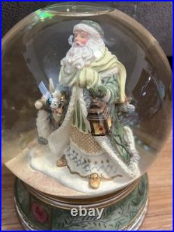 Fitz and Floyd Gregorian Musical Snow Globe We Wish You A Merry Christmas 2007