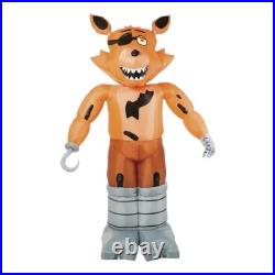 Five Nights at Freddys 6.5 Ft Foxy Halloween LED Inflatable Animated Decor Prop