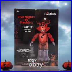Five Nights at Freddys 6.5 Ft Foxy Halloween LED Inflatable Animated Decor Prop