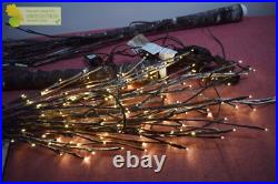 Flocked LED Birch Tree Set of 2, 1598843