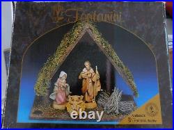 Fontanini 5 Scale 13pc Nativity Figures with Stable and Box