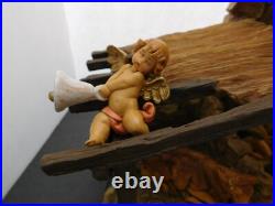 Fontanini 5 Scale 20pc Nativity Figurines with Lighted Stable with Original Box