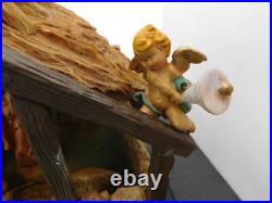 Fontanini 5 Scale 20pc Nativity Figurines with Lighted Stable with Original Box