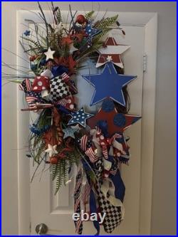 Fourth Of July' USA Door Wreath