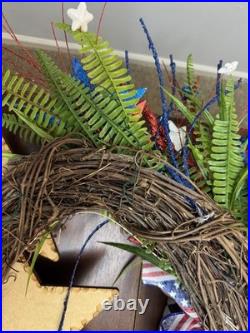 Fourth Of July' USA Door Wreath