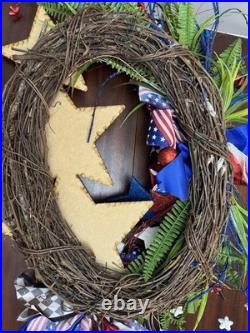 Fourth Of July' USA Door Wreath