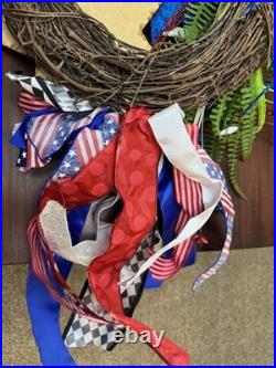 Fourth Of July' USA Door Wreath
