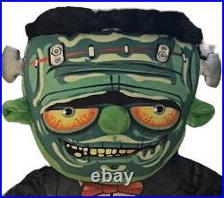 Frankenstein + Witch Plush 24 Heavy Quality Halloween By KIDS OF AMERICA RARE